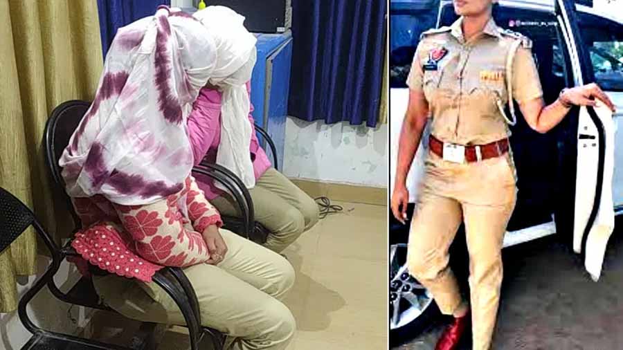 रीवा में वर्दी पहनकर 2 महिलाएं कर रही थी वसूली, असली पुलिस किया गिरफ्तार