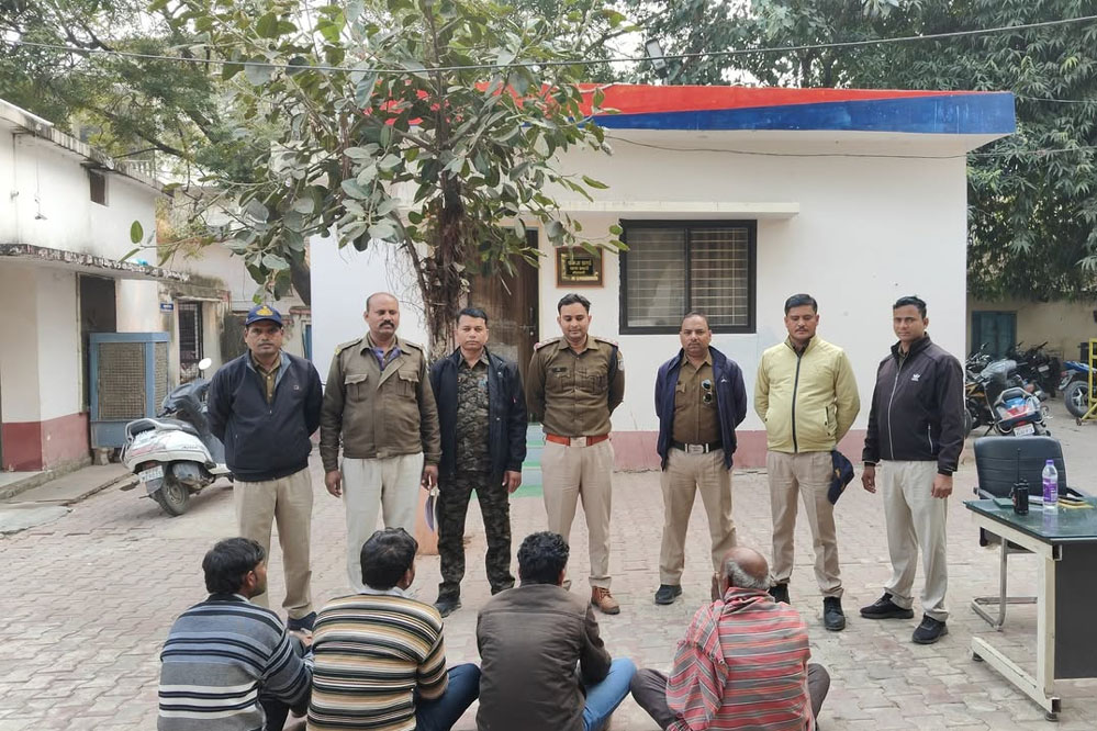 टीकमगढ़ पुलिस ने लुटेरी दुल्हन को गैंग सहित पकड़ा