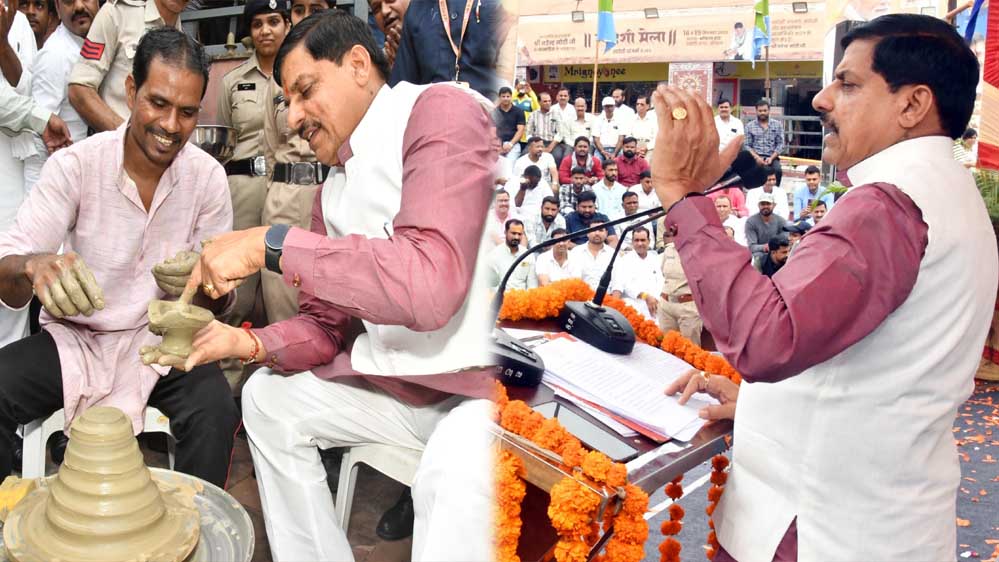 मुख्यमंत्री डॉ. यादव ने भोपाल हाट में स्वदेशी मेला-स्वदेशी व्यंजनों के संग का किया शुभारंभ