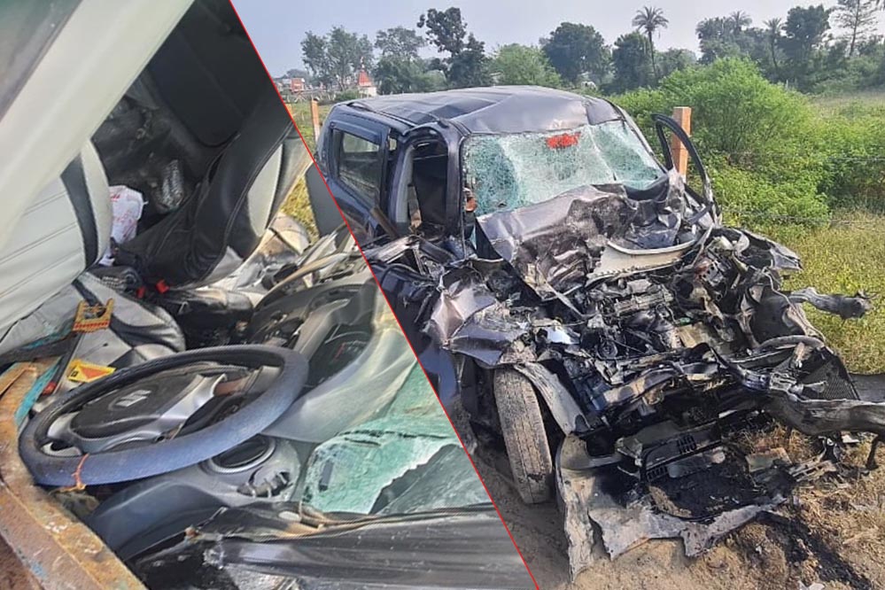 उज्जैन सड़क हादसा: कार-डंपर क्रैश में तीन युवा शहीद, एक की हालत गंभीर