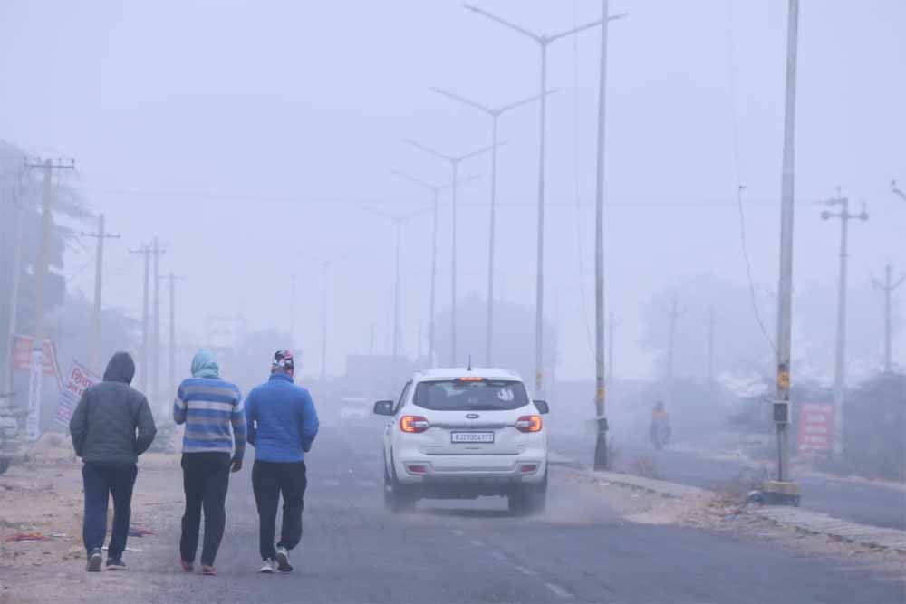 राजस्थान में ठंड का असर: सिरोही में शीतलहर और गिरता पारा