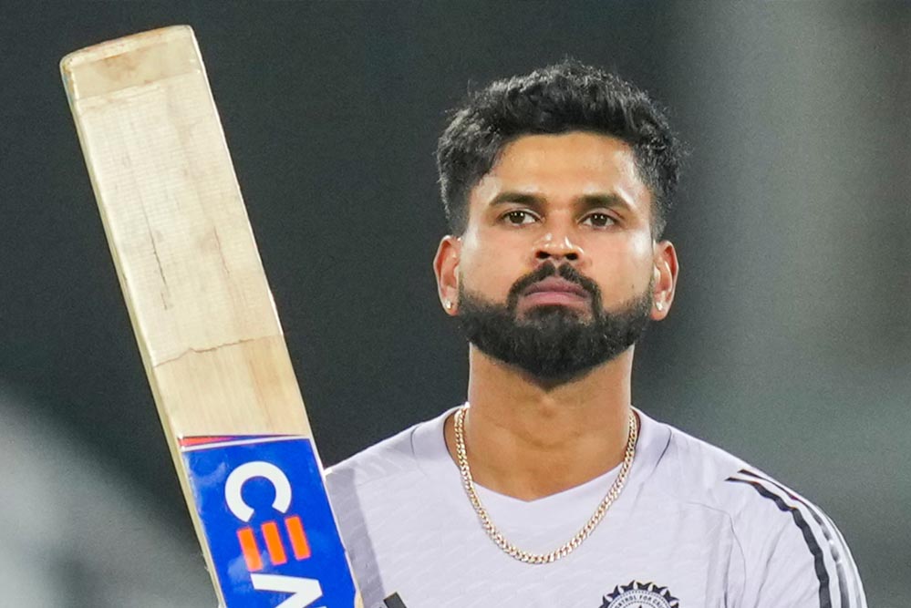 क्रिकेट अपडेट: श्रेयस अय्यर दो महीने तक टीम इंडिया से बाहर, वनडे सीरीज में नहीं होंगे उपलब्ध