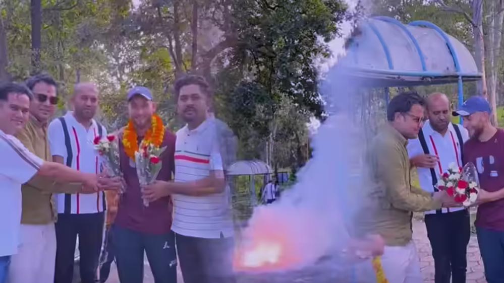 पहलगाम घटना के हीरो नजाकत अहमद शाह का छत्तीसगढ़ में शानदार स्वागत