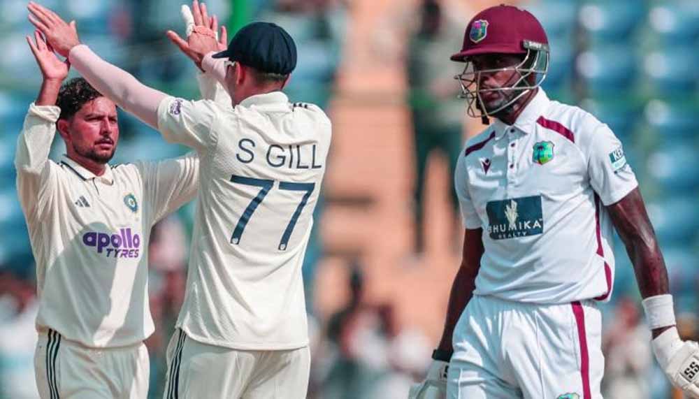 स्पिन के तूफान में उड़ा वेस्टइंडीज, कुलदीप यादव ने दिखाया करिश्मा, भारत ने पलटा खेल