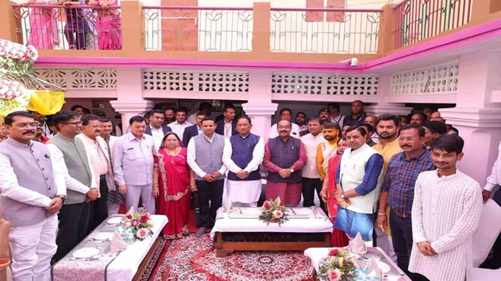 शादी समारोह में दिखी सियासी एकता, सीएम साय, मंत्री और सांसद ज्योत्सना महंत की उपस्थिति