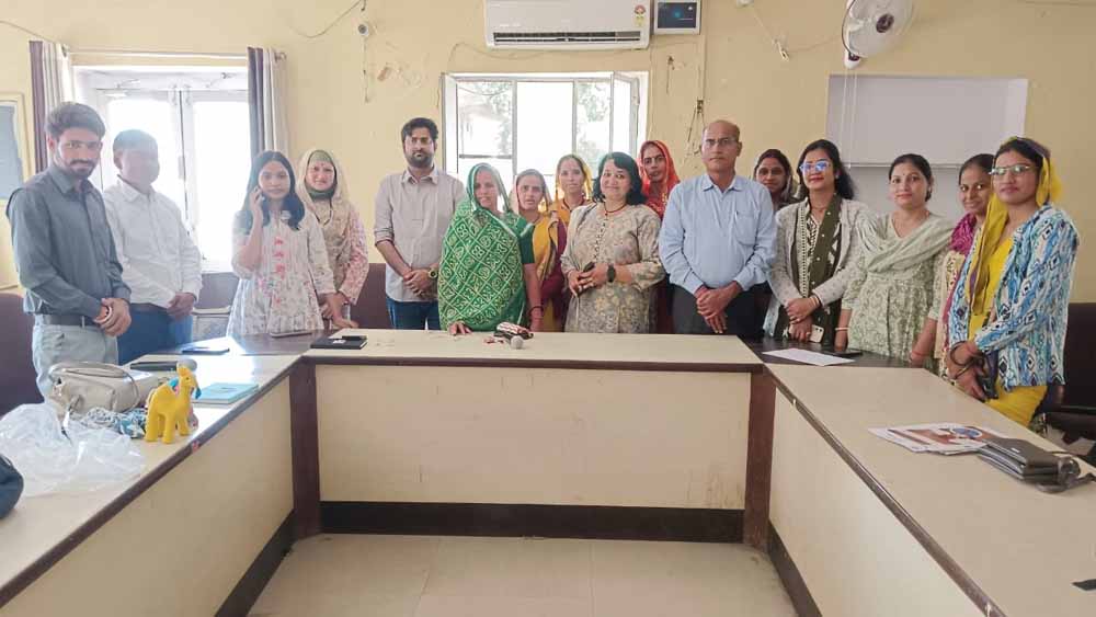 बस्सी पंचायत समिति में खिलौने बनाने की कार्यशाला का हुआ आयोजन