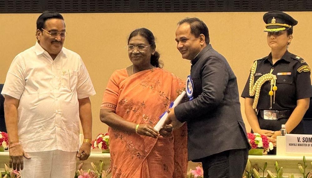 राष्ट्रीय स्तर पर सम्मानित हुआ छत्तीसगढ़, जल संरक्षण में किया सराहनीय काम