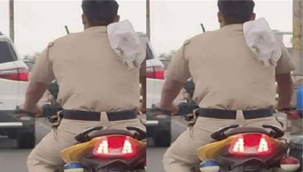 बालाघाट से खबर: हेलमेट न पहनने की लापरवाही पर पुलिस आरक्षक सस्पेंड, SP ने दिखाई कड़ी कार्रवाई