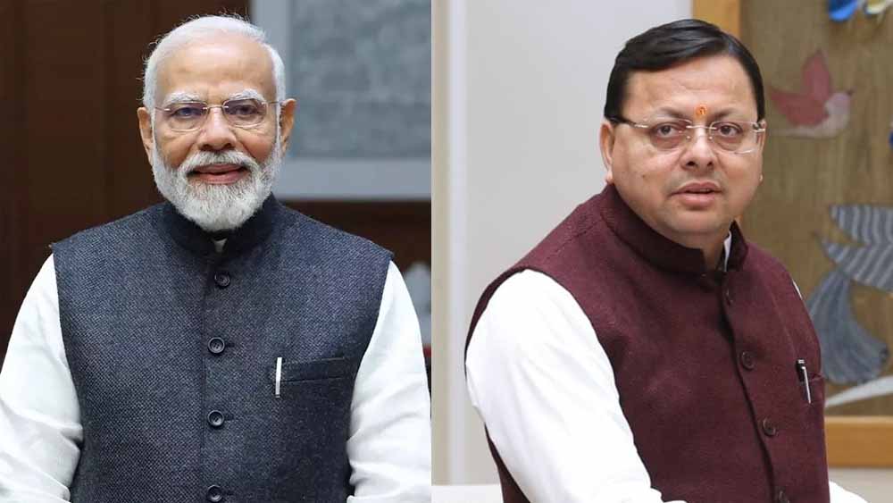 धामी ने उत्तराखंड स्थापना दिवस पर मिले पीएम मोदी के संदेश के लिए कहा धन्यवाद