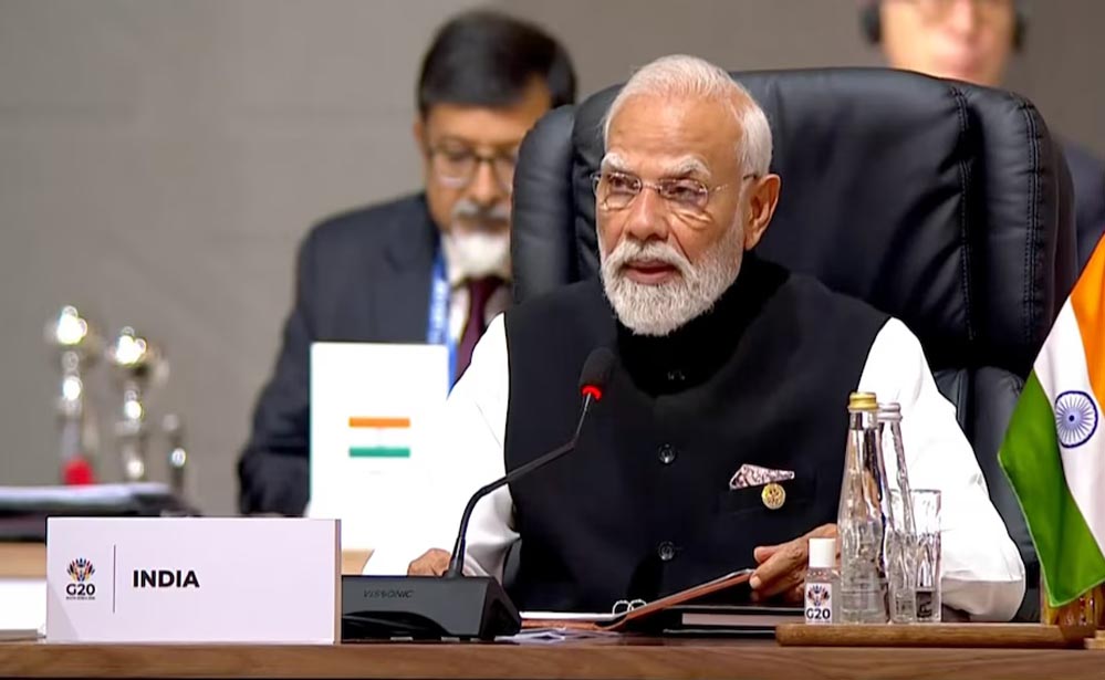 G20 समिट: PM मोदी ने समावेशी विकास पर जोर देते हुए पुराने विकास मॉडल पर उठाए सवाल