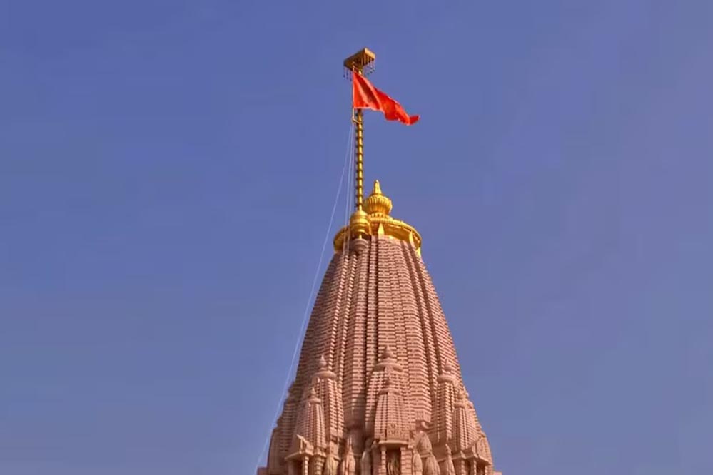 पीएम मोदी ने कहा, राम मंदिर पर उठाया गया धर्म ध्वज सदियों के सपनों का साकार रूप