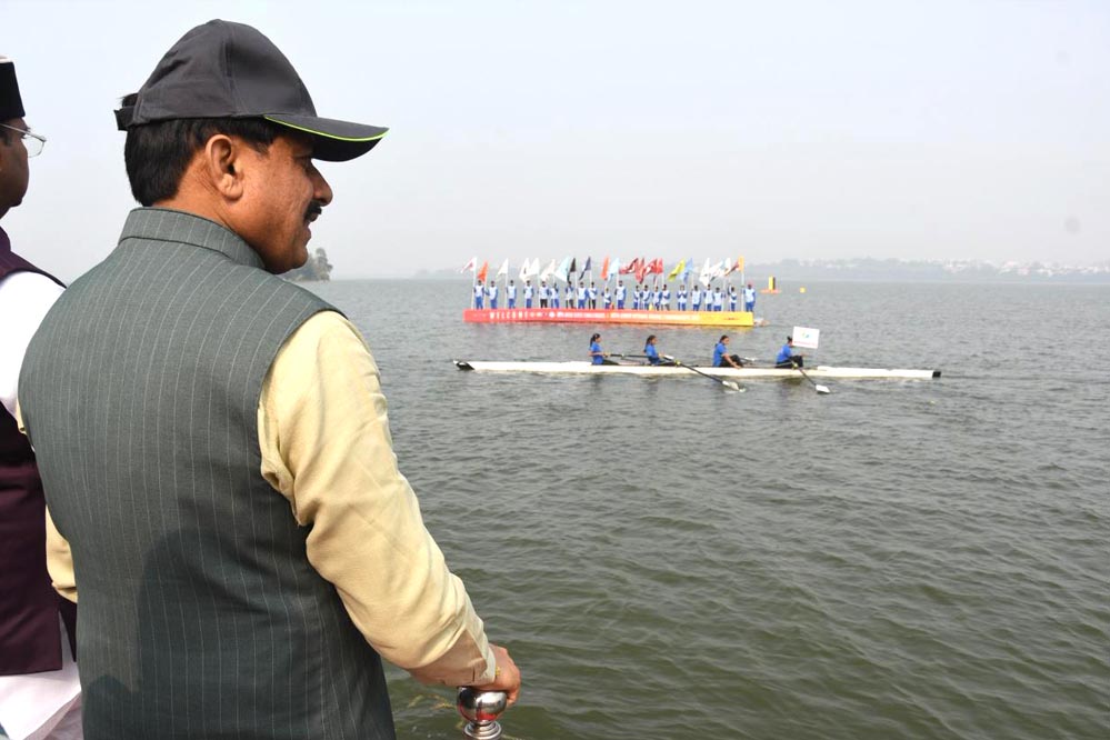 8वीं इंटर स्टेट और 45वीं जूनियर नेशनल रोइंग चैंपियनशिप भोपाल में शुरू, CM मोहन यादव ने किया शुभारंभ