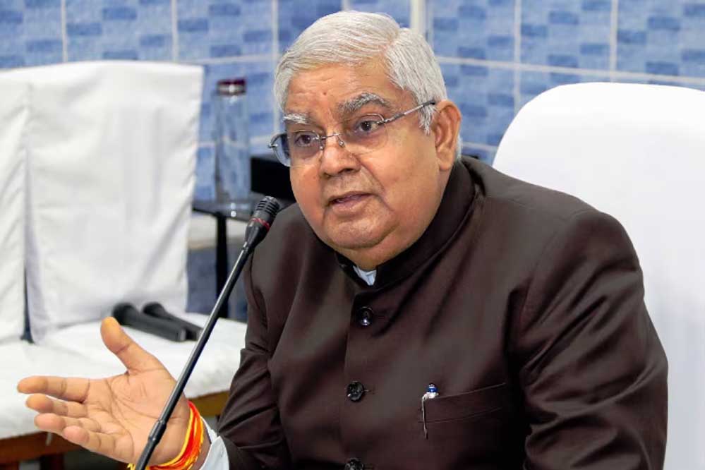 पूर्व उपराष्ट्रपति जगदीप धनखड़ ने RSS की विचारधारा की सराहना, भारत की सभ्यता को वैश्विक नेतृत्व के लिए जरूरी बताया