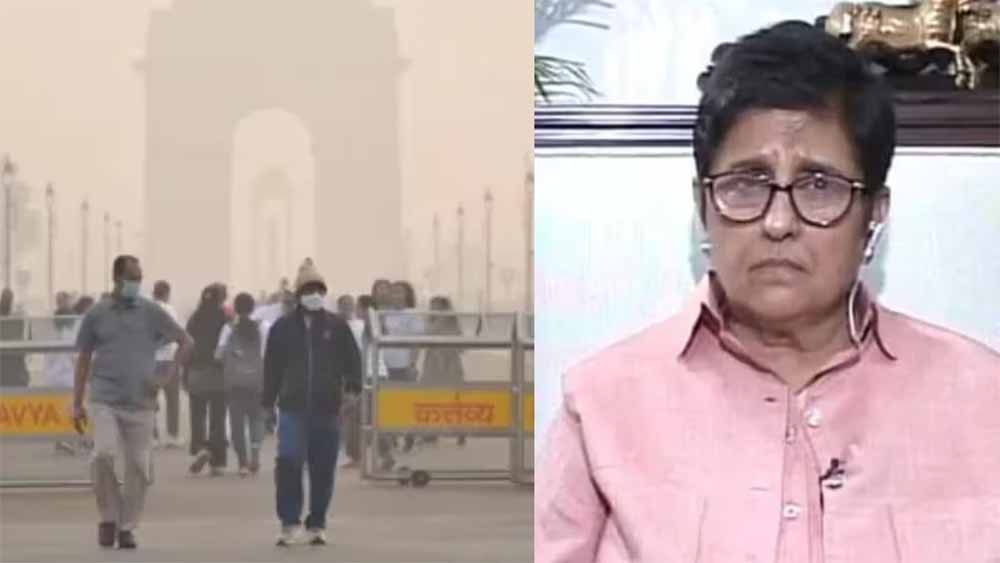 प्रदूषण संकट पर किरण बेदी का हस्तक्षेप: प्रधानमंत्री को पत्र लिखकर सुझाए त्वरित कदम