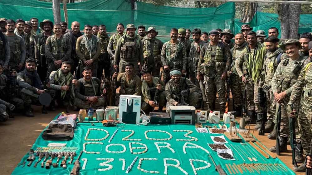 सुकमा में ऑपरेशन सफल, सुरक्षाबलों के हाथ लगे नक्सलियों के हथियार और विस्फोटक