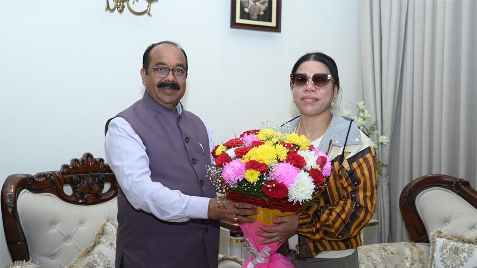 एमसी मैरी कॉम से नवा रायपुर में उप मुख्यमंत्री अरुण साव की सौजन्य मुलाकात, छत्तीसगढ़ में खेलों को बढ़ावा देने की चर्चा