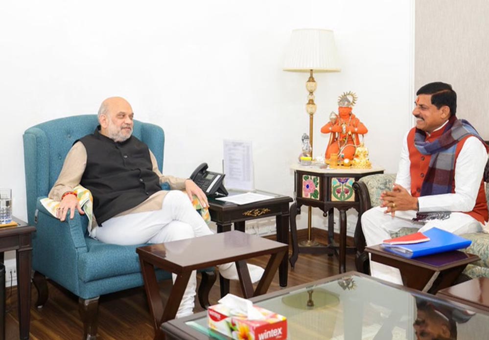 सीएम मोहन यादव ने दिल्ली में अमित शाह से मुलाकात की, सरकार के दो साल के कामकाज पर दी जानकारी