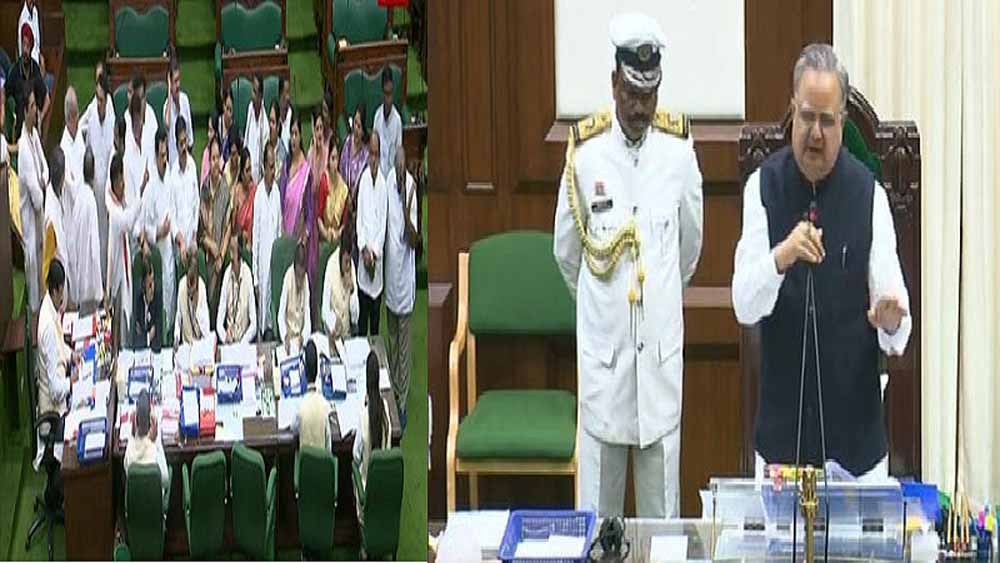 आसंदी का कड़ा संदेश— विपक्ष का आचरण अनुचित, आगे फैसला उनके विवेक पर