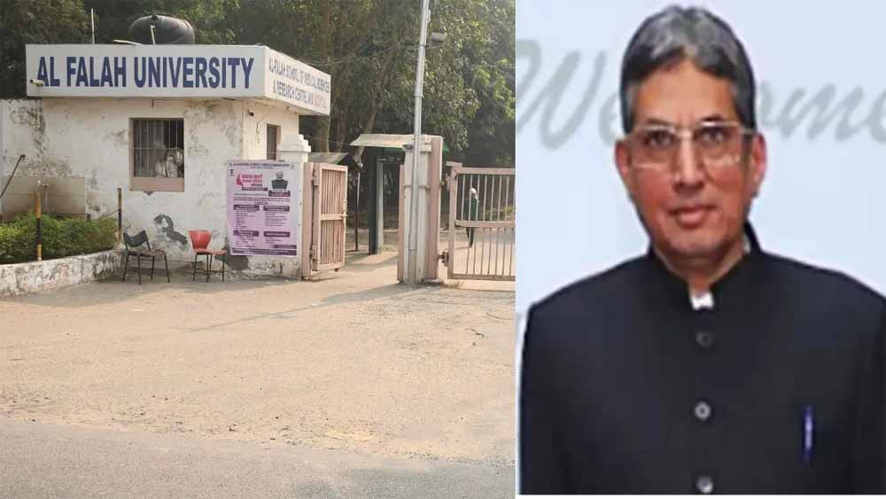 दिल्ली ब्लास्ट जांच: अल फलाह यूनिवर्सिटी के वीसी जावेद अहमद सिद्दीकी 20 दिसंबर तक न्यायिक हिरासत में