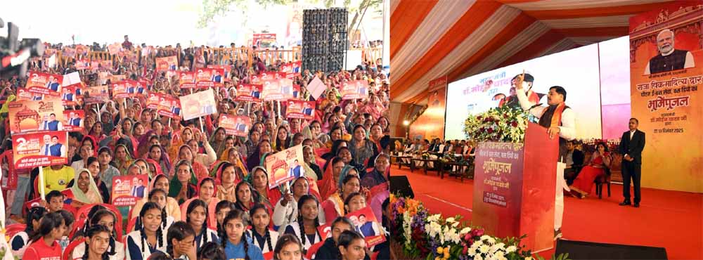 मुख्यमंत्री ने की ग्राम तूमड़ा में शाला भवन के लिए 5 करोड़ रुपए और ग्राम फंदा में कॉलेज भवन निर्माण की घोषणा