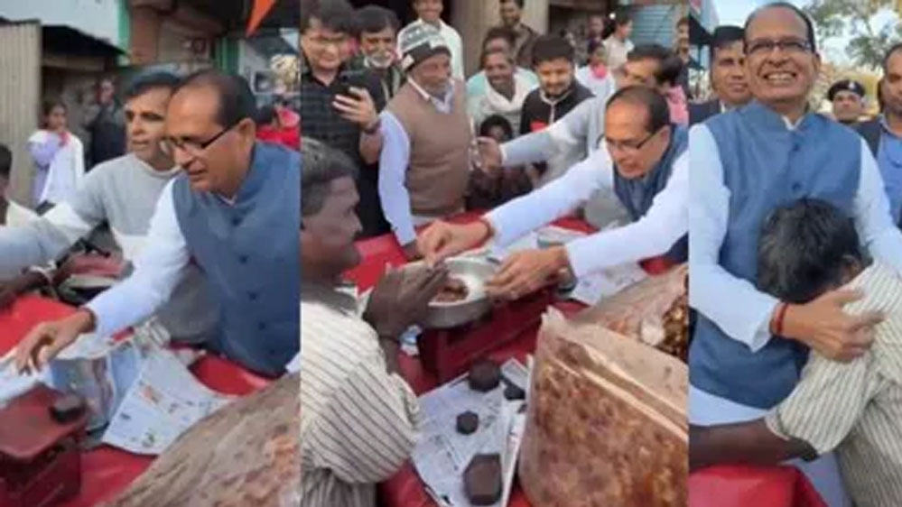 विदिशा में खजूर ने किया कमाल: मामा शिवराज से गले मिलकर निभाया वादा