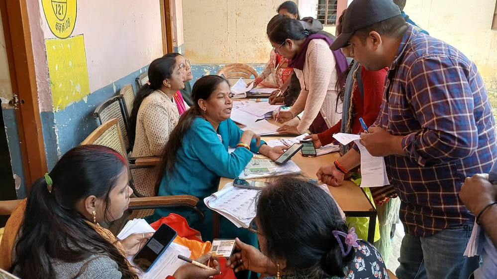 भोपाल जिले के 7 विधानसभा क्षेत्रों में 1.15 लाख नोटिस जारी, 1,452 मतदाताओं के दस्तावेज अपलोड