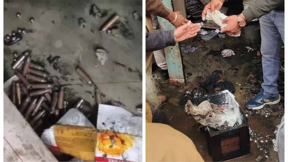 रतलाम में गन शॉप में धमाका, झुलसे तीन लोगों को किया गया इंदौर रवाना