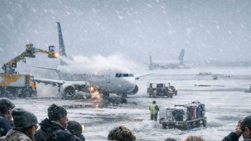 विंटर स्टॉर्म के कारण Air India ने न्यूयॉर्क और नेवार्क की उड़ानें स्थगित कीं