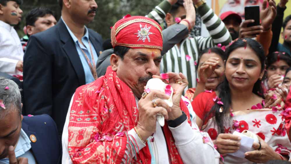 राहगीरी आनंद उत्सव में सीएम मोहन यादव का उद्घाटन, स्वस्थ शरीर पर दी अहम सलाह, मंच से लहराई गदा