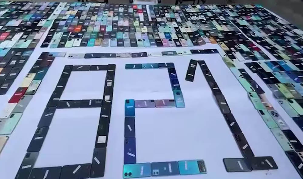 दिल्ली-एनसीआर में सक्रिय गिरोह पकड़ा गया, 8 करोड़ के 821 मोबाइल फोन बरामद