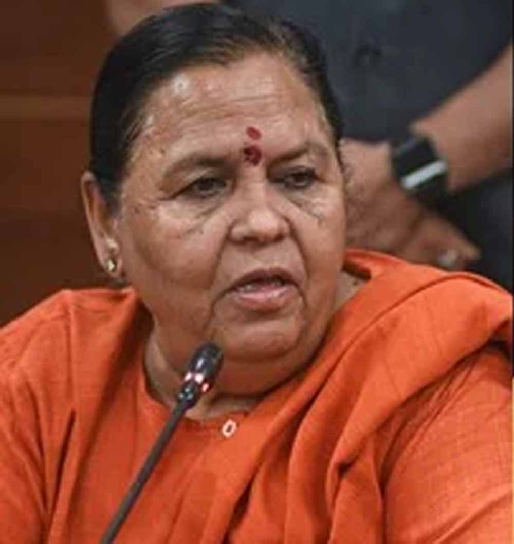 योगी के दफ्तर को टैग कर बोलीं उमा भारती, शंकराचार्य होने का सबूत मांगना गलत