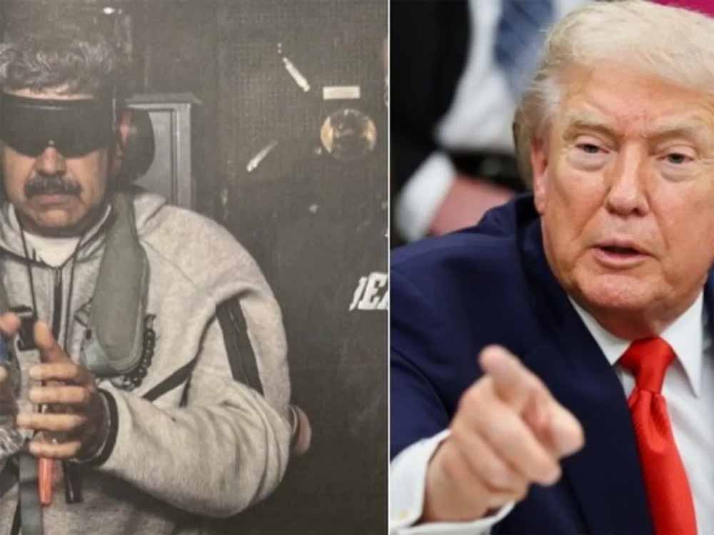 वेनेजुएला के राष्ट्रपति मादुरो की आई पहली तस्वीर, हाथों में हथकड़ी और डिटेंशन सेंटर नया ठिकाना