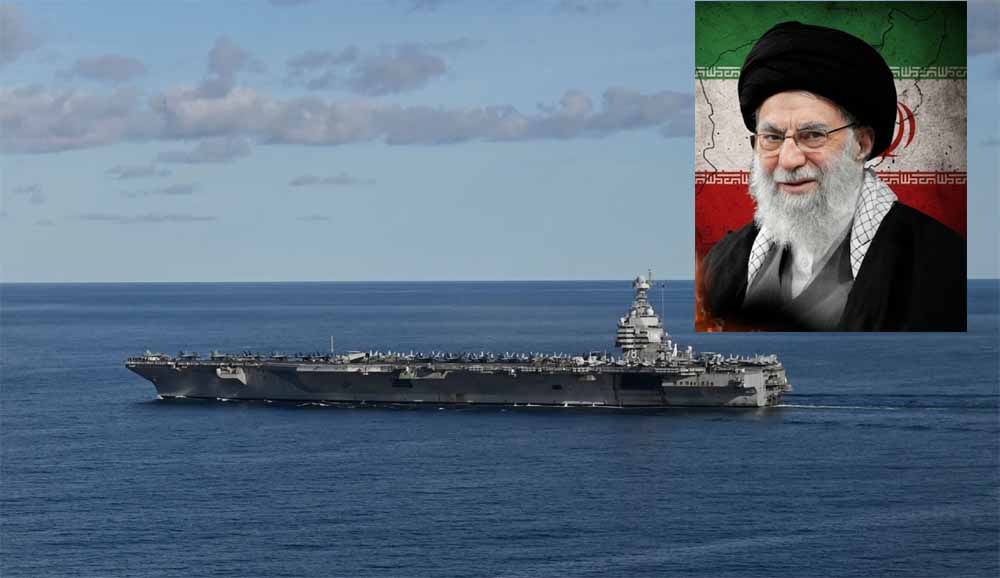 खामेनेई बोले- इनमें दम नहीं, ईरान पर हमले की आशंकाओं के बीच पहुंचा US एयरक्राफ्ट