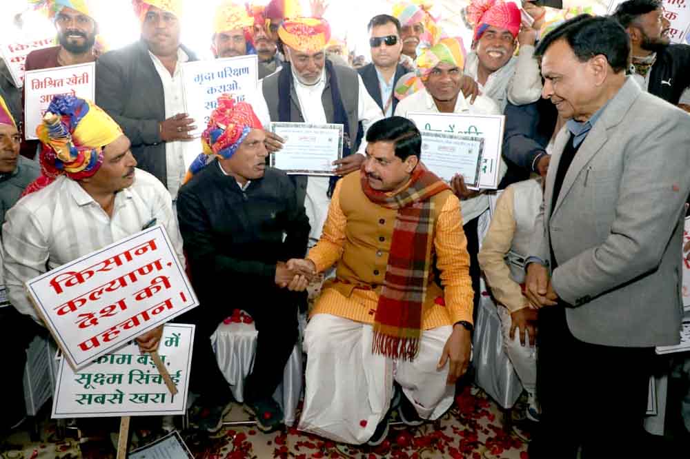 सोयाबीन उत्पादक किसानों को अब तक दी गई लगभग 1500 करोड़ की भावांतर राशि