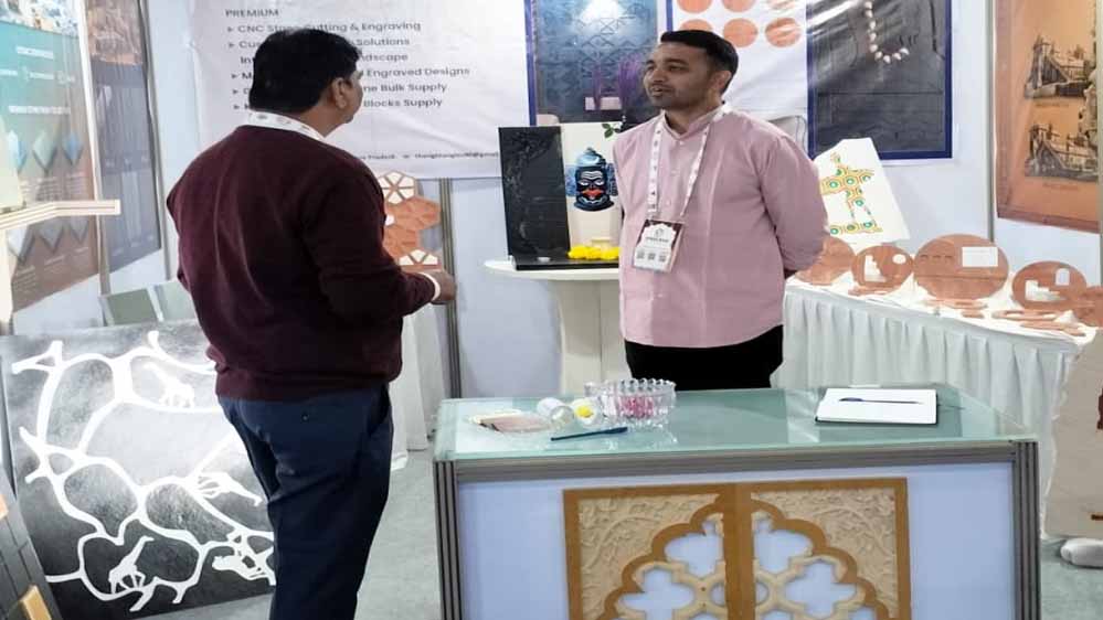 मध्यप्रदेश की स्टोन आधारित 9 एमएसएमई इकाइयों ने जयपुर के इंडिया स्टोन मार्ट में की भागीदारी