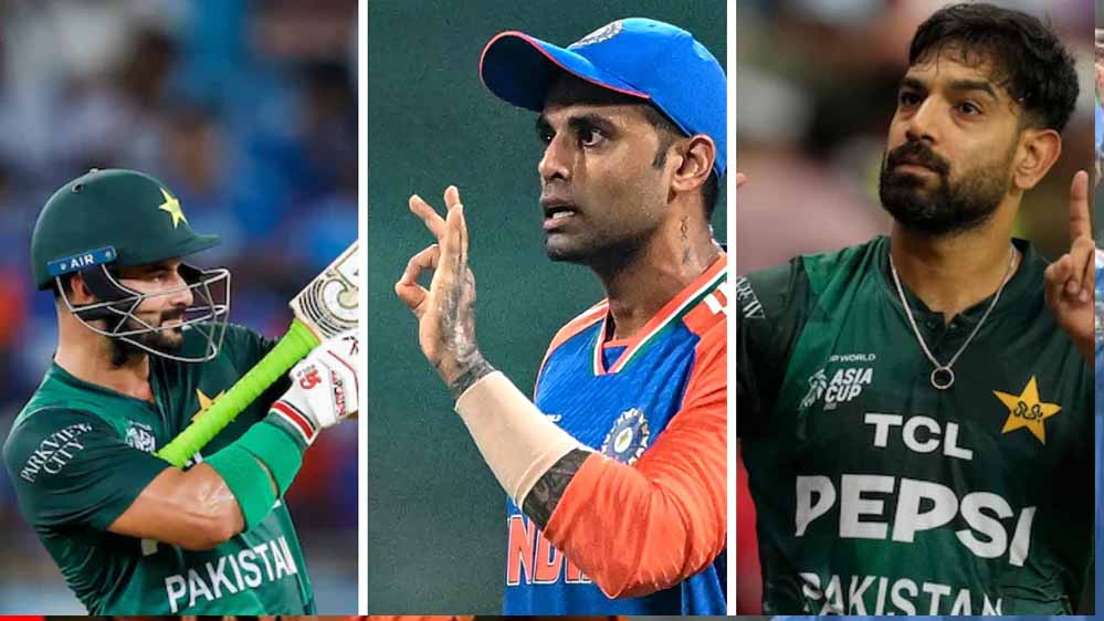 भारत के साथ मुकाबले से पहले पाकिस्तानी खिलाड़ियों की कड़ी चेतावनी, सूर्या पर निशाना