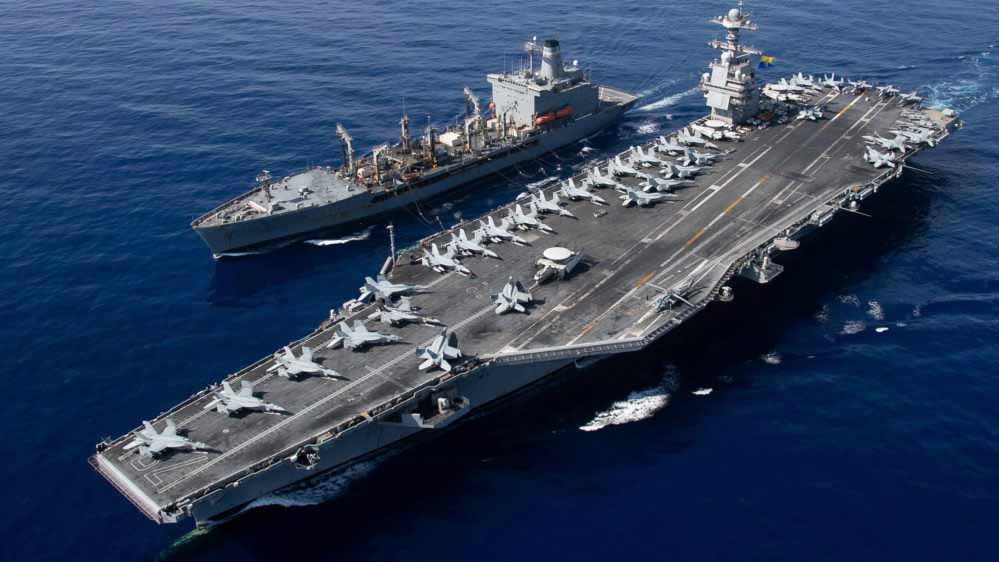 US का सबसे बड़ा एयरक्राफ्ट कैरियर तैनात, ईरान पर बढ़ते तनाव के बीच ट्रंप का फैसला चर्चा में