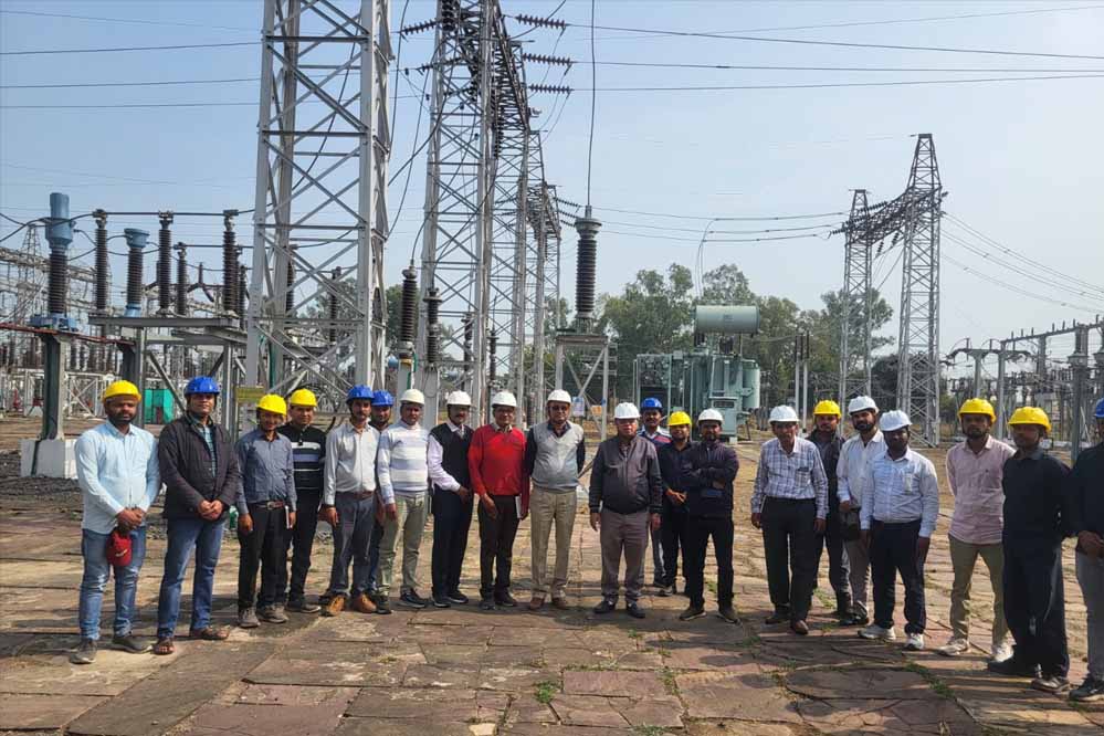 विदिशा 220 केवी सबस्टेशन में सुरक्षा और ट्रेनिंग पर एम.पी. ट्रांसको की विशेष कार्यशाला