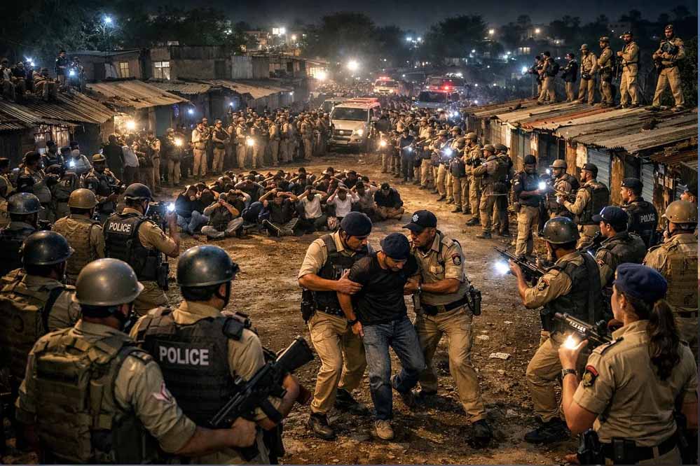 400 जवानों के साथ बड़ा अभियान, भोपाल पुलिस ने ईरानी डेरा से अपराधियों को निकाला