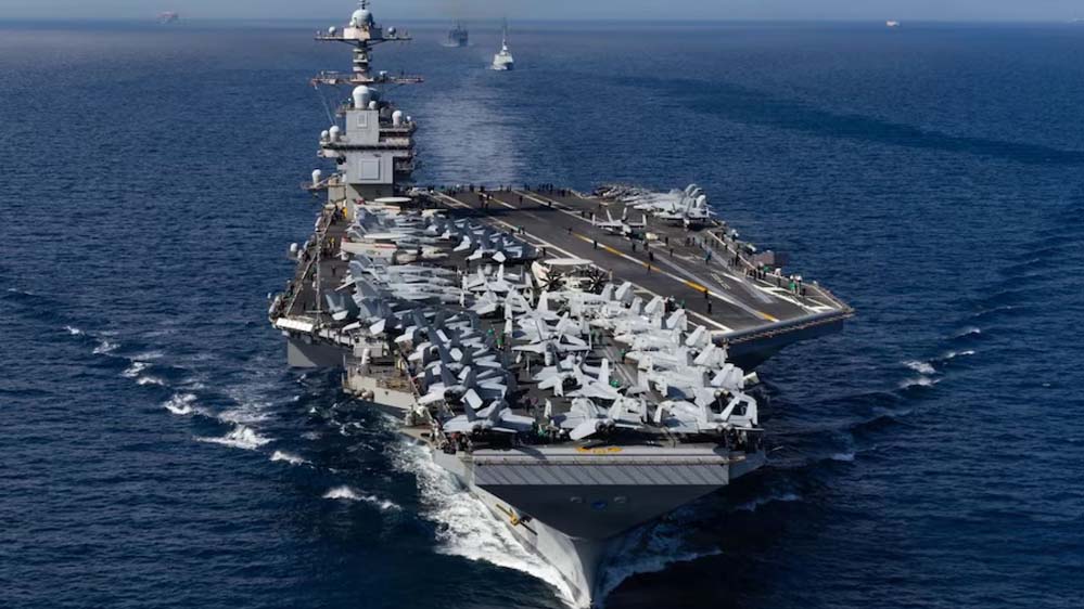 दुनिया के सबसे बड़े एयरक्राफ्ट कैरियर को ईरान के पास तैनात, ऑपरेशन मादुरो में ट्रंप की अहम कदम