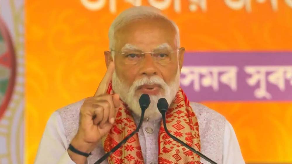 असम रैली में पीएम मोदी का बयान, कांग्रेस पर बोला तीखा प्रहार