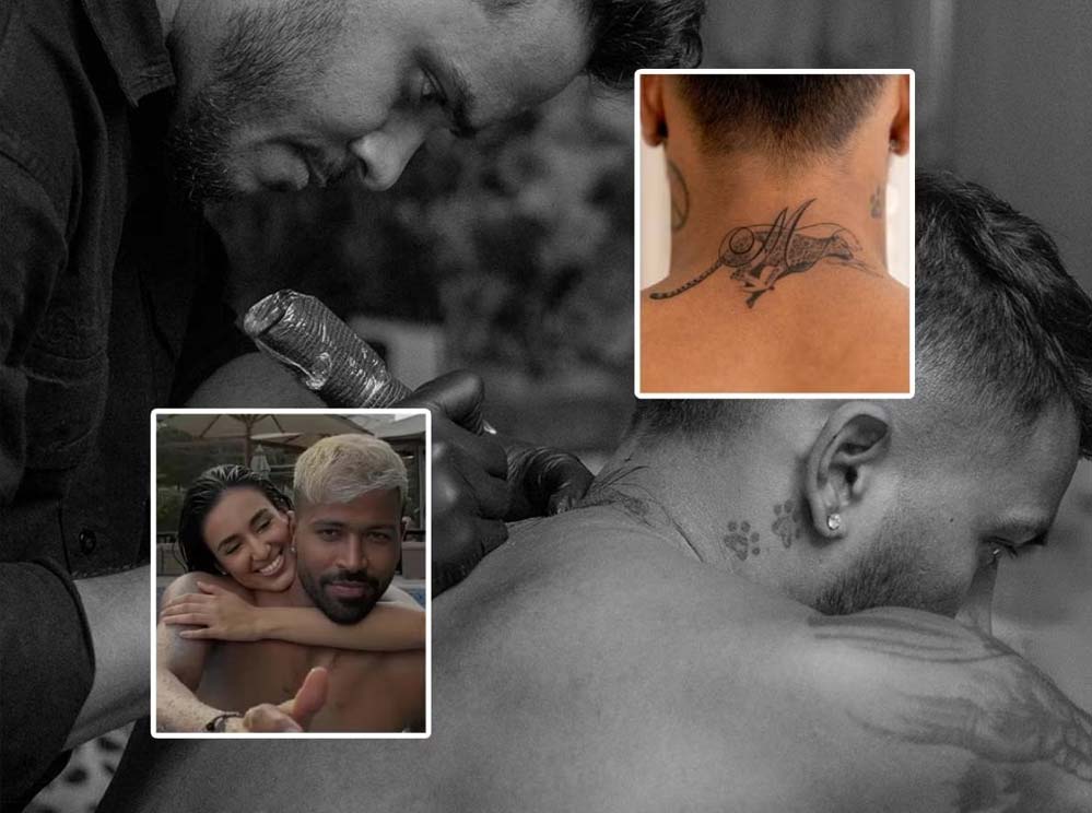 वैलेंटाइन डे पर हार्दिक का इमोशनल गिफ्ट, नया टैटू में जाहिर हुआ प्यार