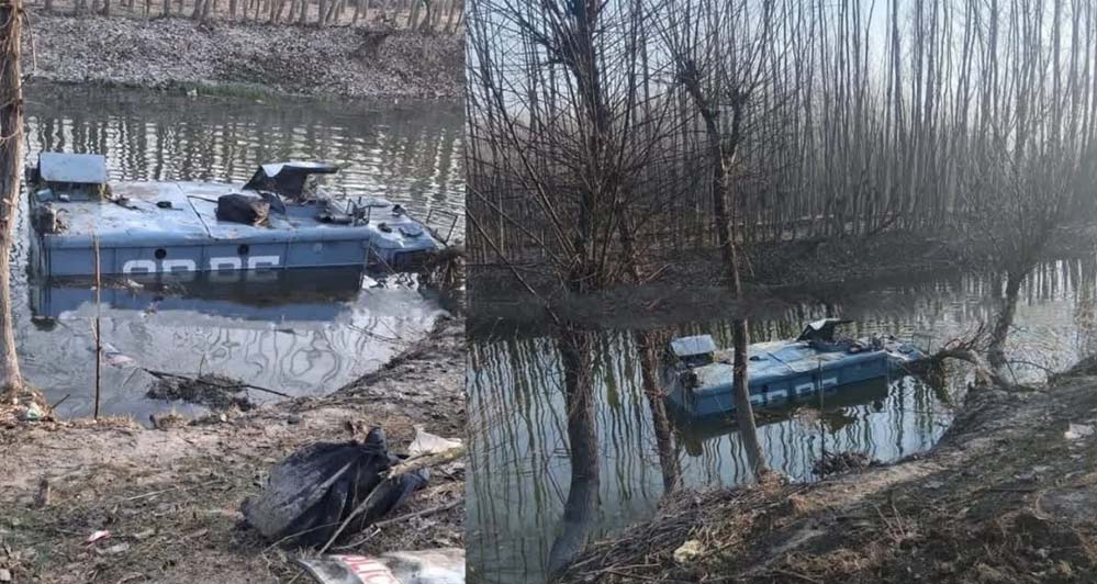 नहर में गिरा CRPF जवानों से भरा बुलेटप्रूफ वाहन, श्रीनगर में हुआ बड़ा हादसा, 7 घायल