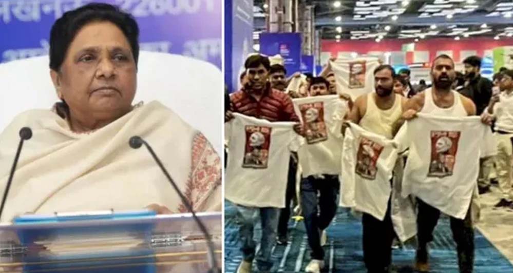 ‘देश का अपमान’, मायावती से लेकर अखिलेश तक ने यूथ कांग्रेस के प्रदर्शन पर जताई नाराजगी