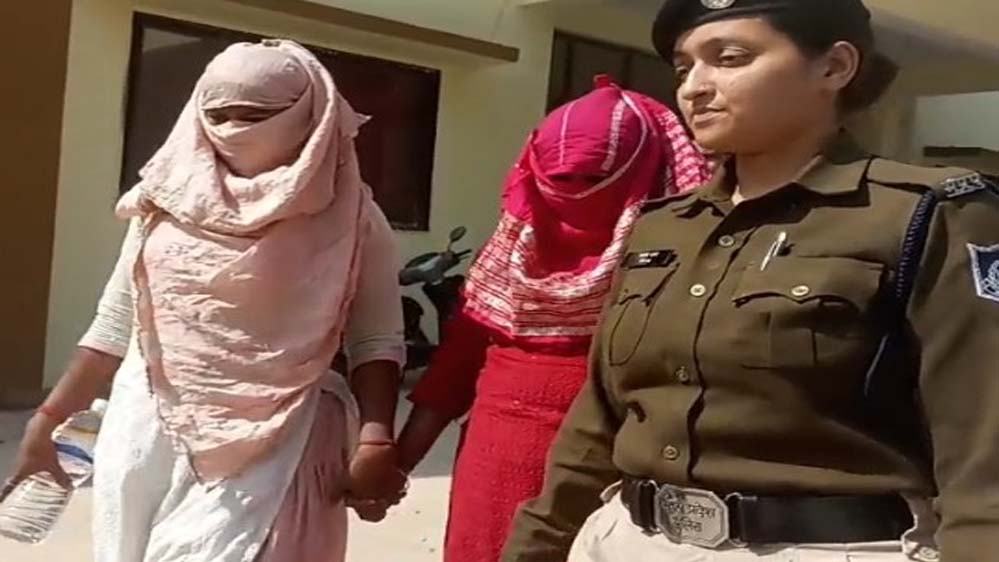 पन्ना में 9 लुटेरी दुल्हन गिरोह के सदस्य गिरफ्तार, युवक से 1 लाख रुपए लूटे