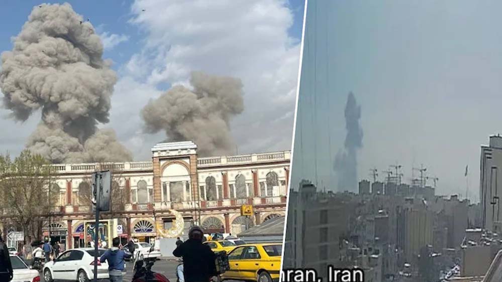 ईरान पर इजरायल और अमेरिका ने किया हमला, राष्ट्रपति भवन, एयरपोर्ट और 30 महत्वपूर्ण ठिकानों पर बमबारी