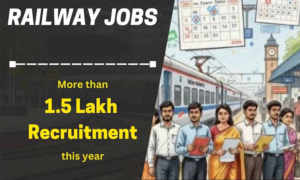 1.5 लाख पदों पर रेलवे में भर्ती का मौका, युवाओं के लिए जानें पूरी डिटेल