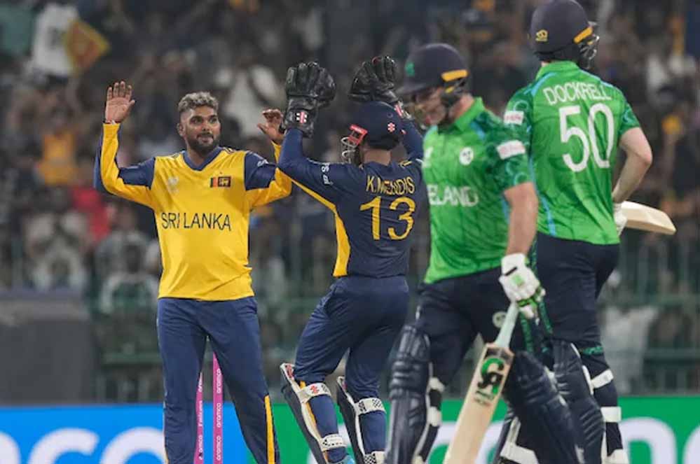 T20 World Cup: हसारंगा और तीक्ष्णा की जादुई गेंदबाजी, श्रीलंका ने आयरलैंड को दी करारी हार