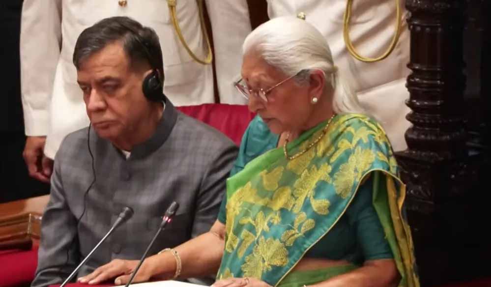 उत्तर प्रदेश विधानमंडल का बजट सत्र शुरू, राज्यपाल आनंदीबेन पटेल ने पहले दिन किया संबोधन