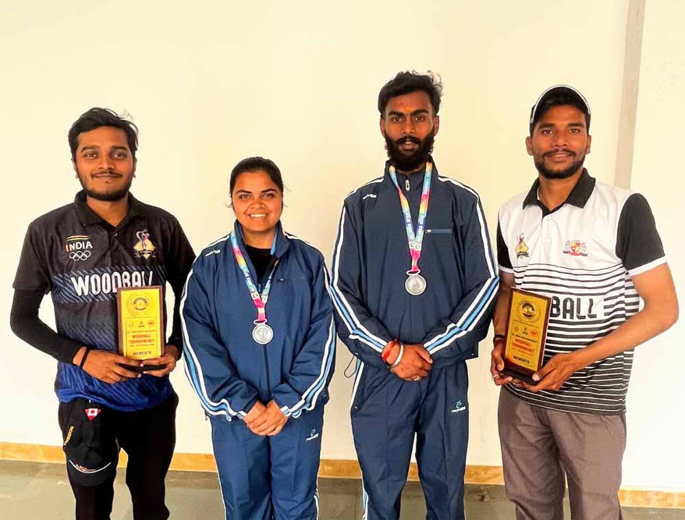 सरगुजा जिला वुडबॉल संघ के खिलाड़ियों का राष्ट्रीय मंच पर जलवा, जीते सिल्वर मेडल